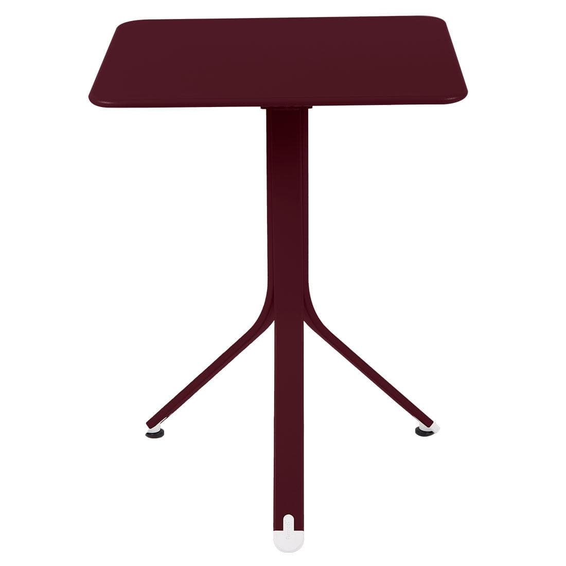 Fermob Rest'o Tuintafel Vierkant 57x57 Black Cherry