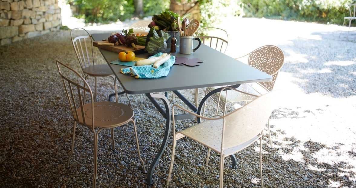 Fermob Romane Tuintafel 180x100 Storm Grey thumbnail 2