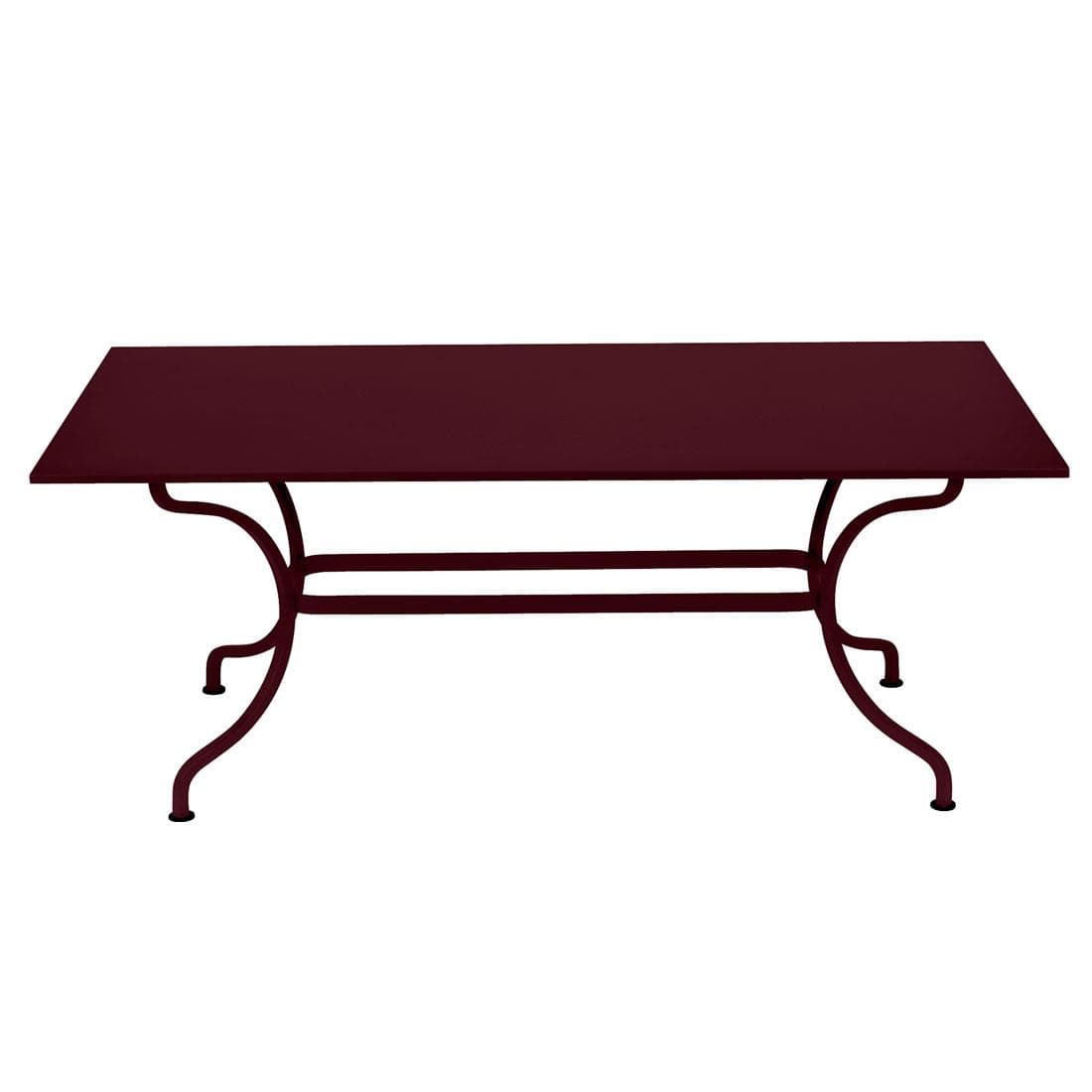 Fermob Romane Tuintafel 180x100 Black Cherry