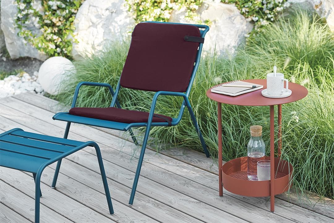 Fermob Color Mix Duo Zitkussen 41x45 Voor Fauteuils Night Blue thumbnail 4