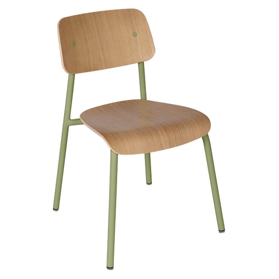 Fermob Studie Eetkamerstoel Eiken Indoor Willow Green