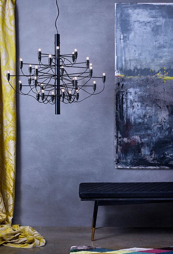 Flos 2097/50 By Gino Sarfatti KroonluchterØ100 Opaal Messing thumbnail 4