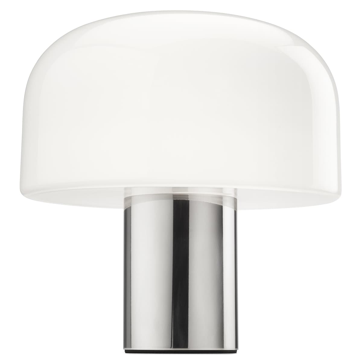 Flos Bellhop Glass Tafellamp LED Bright Aluminum