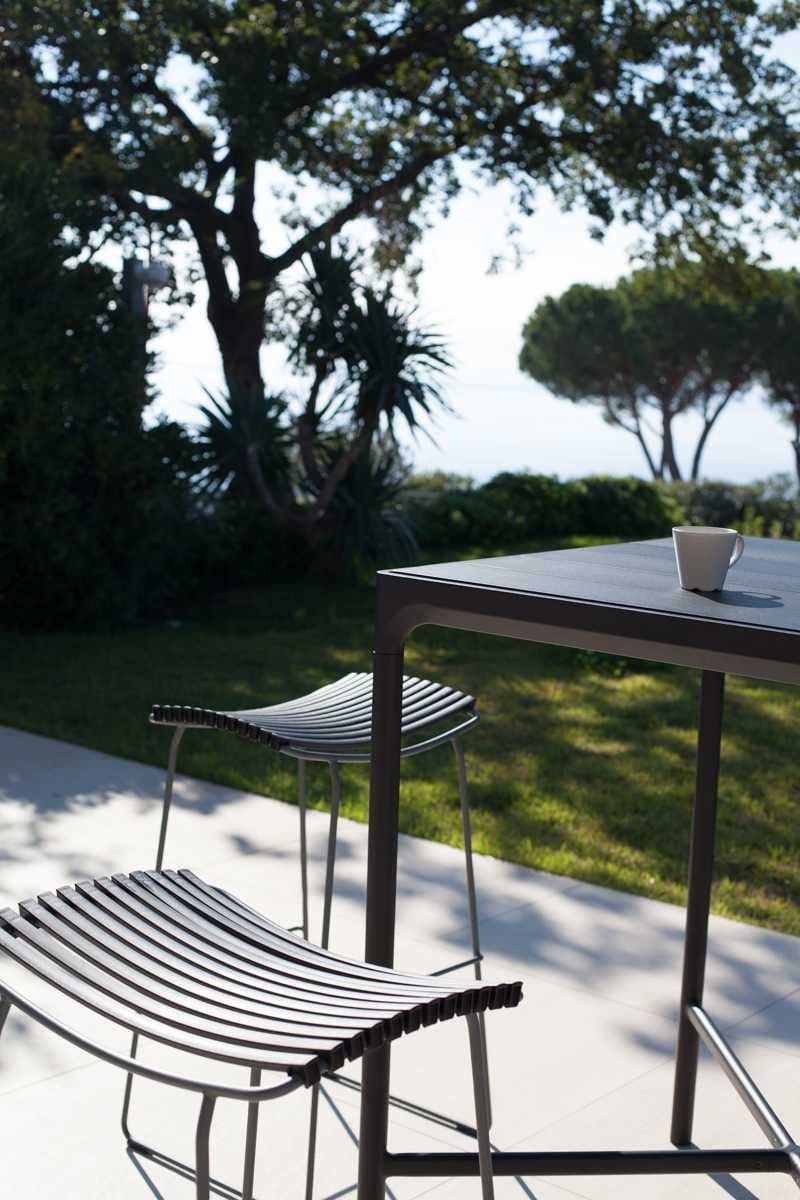 Houe Four Statafel Buiten 160x90 Bamboe Zwart Onderstel thumbnail 3