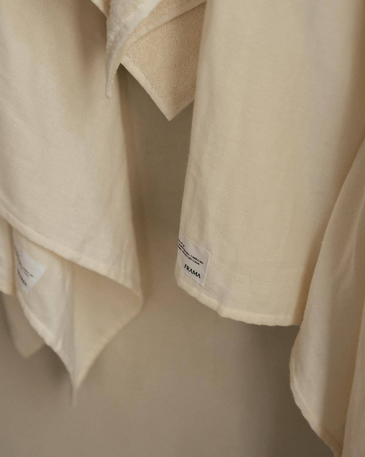 Frama Heavy Towel Handdoek 50x80 Pale Yellow thumbnail 4