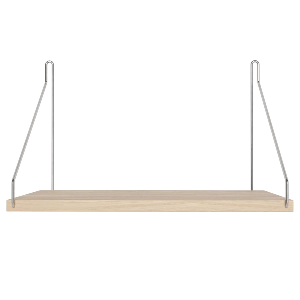 Frama Shelf Wandplank 40x27 Wit Geolied/roestvrijstaal