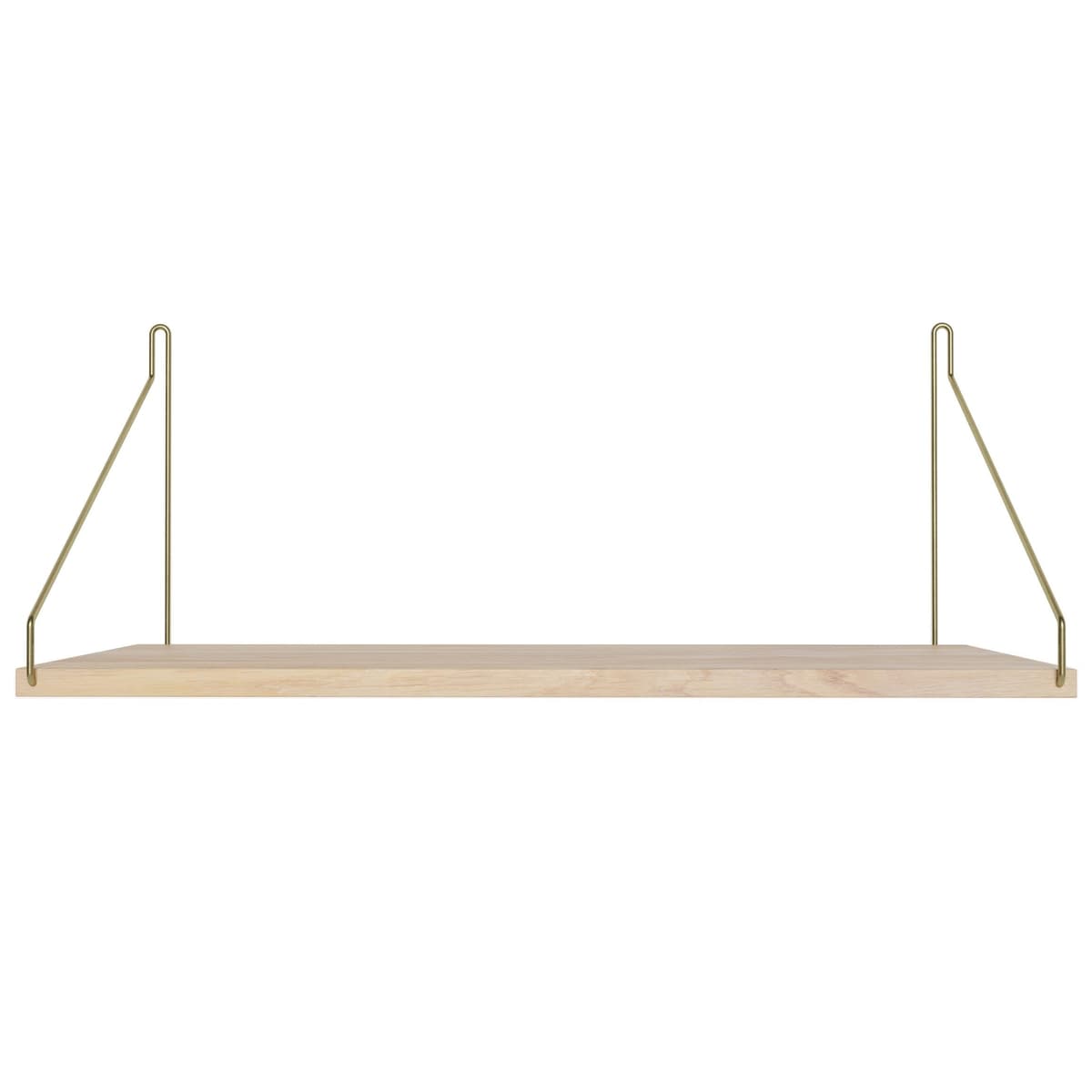 Frama Shelf Wandplank 60x27 Wit Geolied/messing
