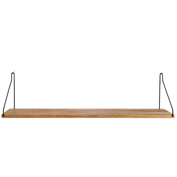 Frama Shelf Wandplank 80x27 Naturel/zwart