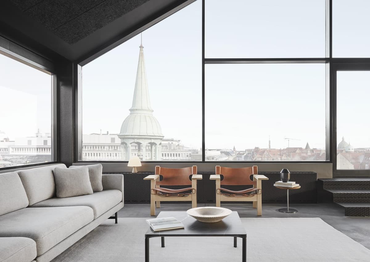 Fredericia Piloti Salontafel 46.5x39 Oak Black Lacqered thumbnail 2