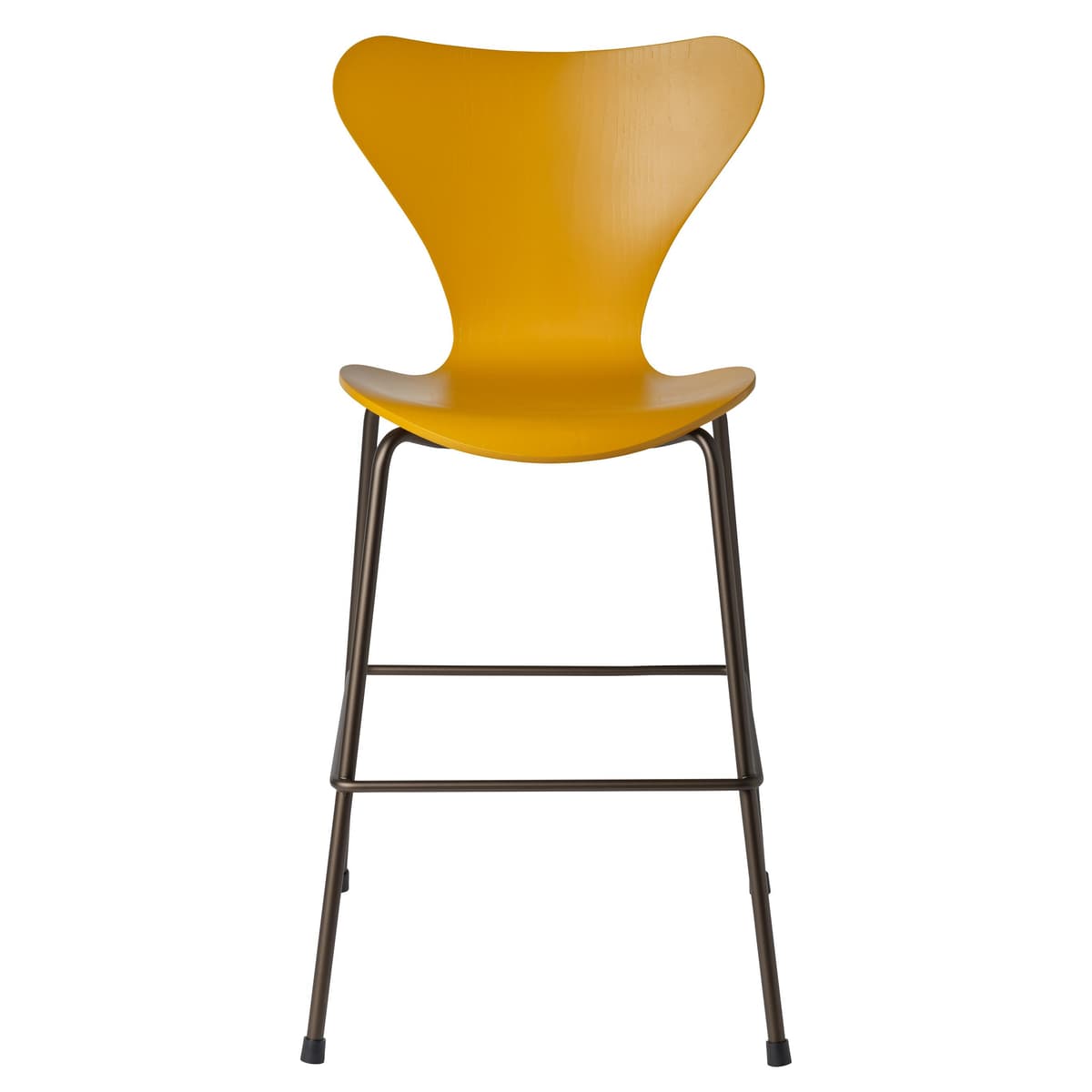 Fritz Hansen Series 7 Junior Kinderstoel Burnt Yellow