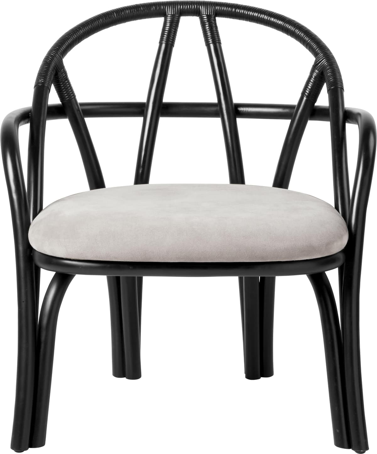 Gubi Bistra Lounge Stoel Zwart