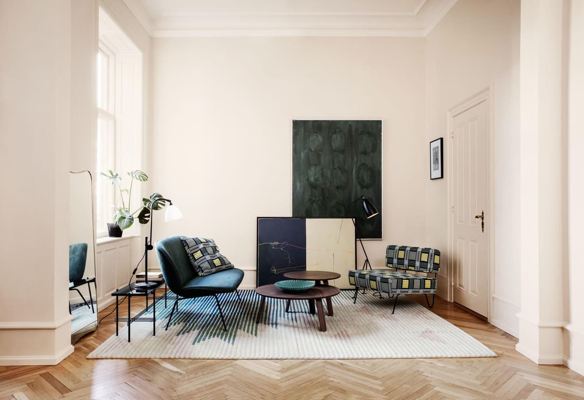 Gubi F.A. 33 Spiegel 70x146 Zwart Messing thumbnail 4