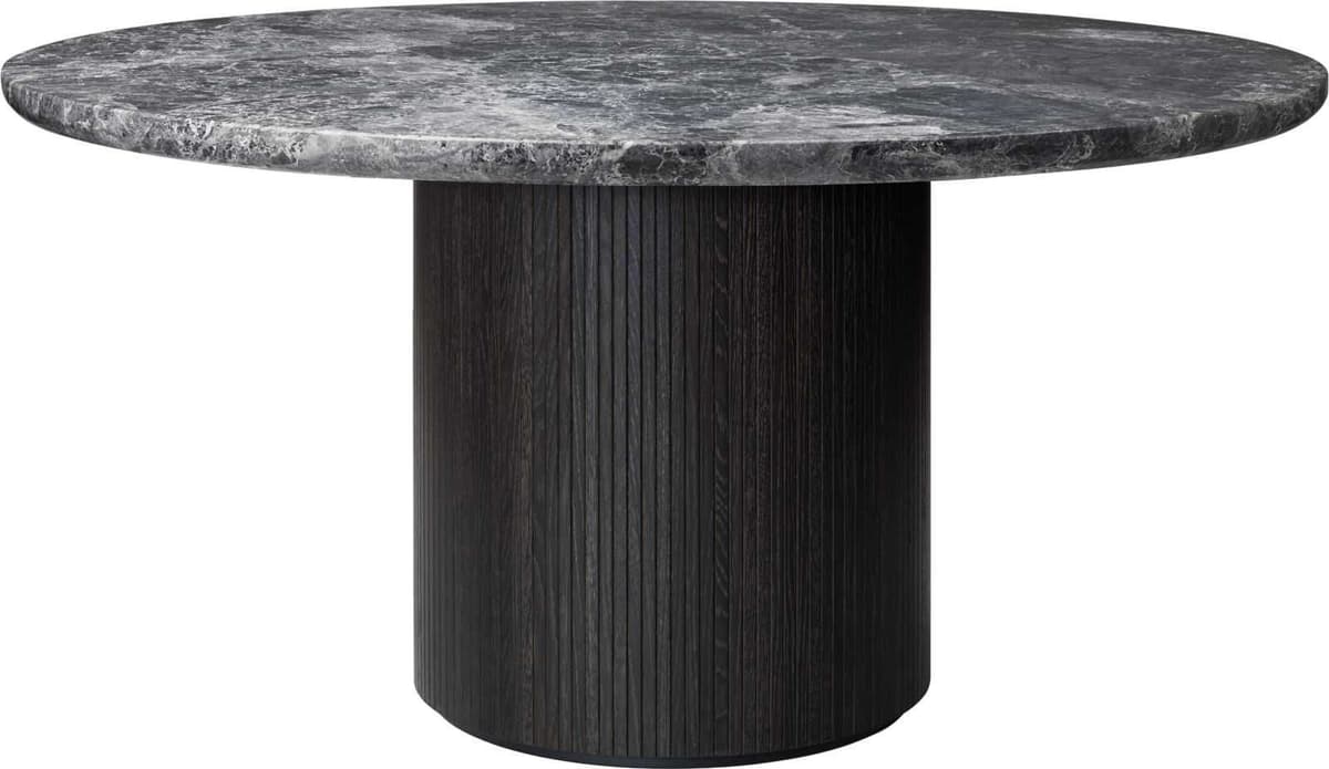 Gubi Moon EettafelØ150 Grijs Marmer