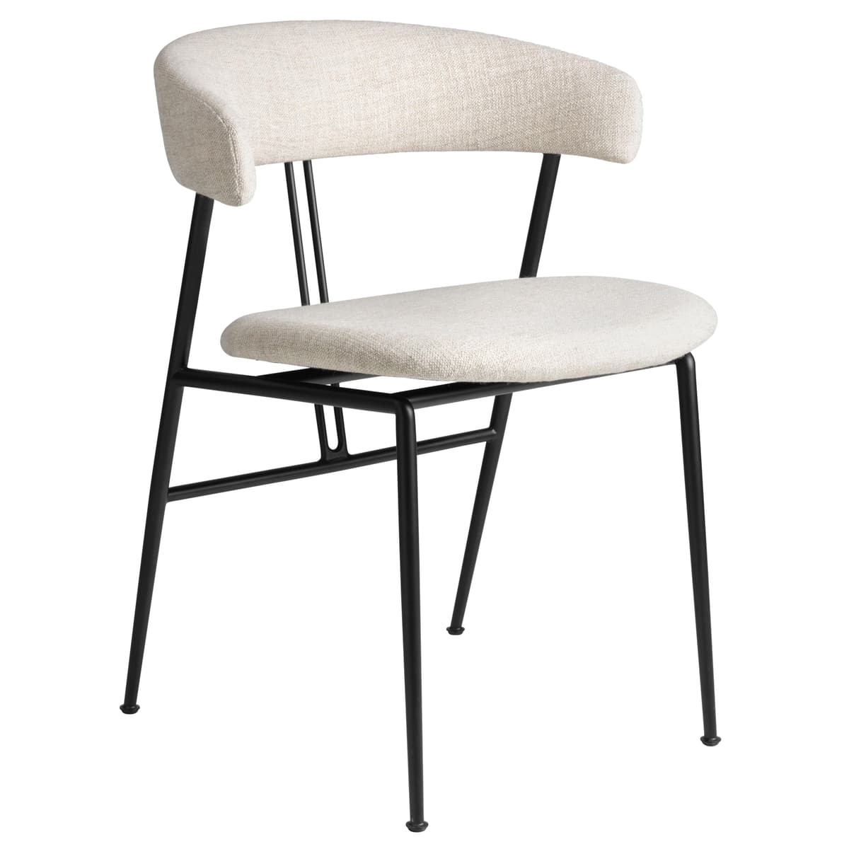 Gubi Violin Gestoffeerd Eetkamerstoel Dedar Svevo 002