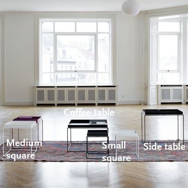 Hay Tray Salontafel Medium 40x40 Warmgrijs thumbnail 4