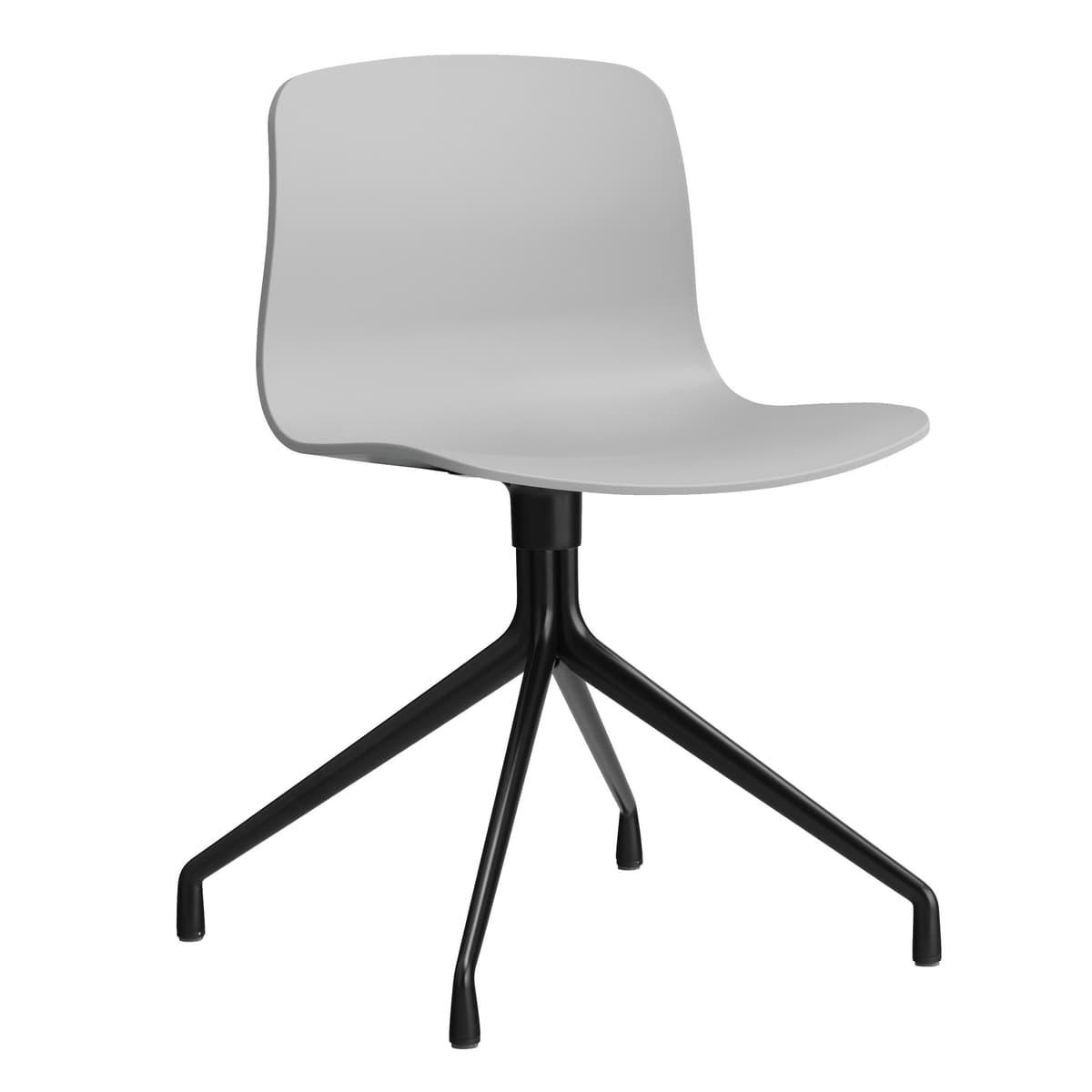 Hay AAC10 Stoel Zwart Onderstel Concrete Grey