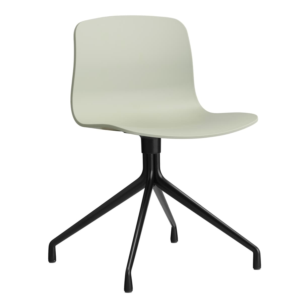 Hay AAC10 Stoel Zwart Onderstel Pastel Green