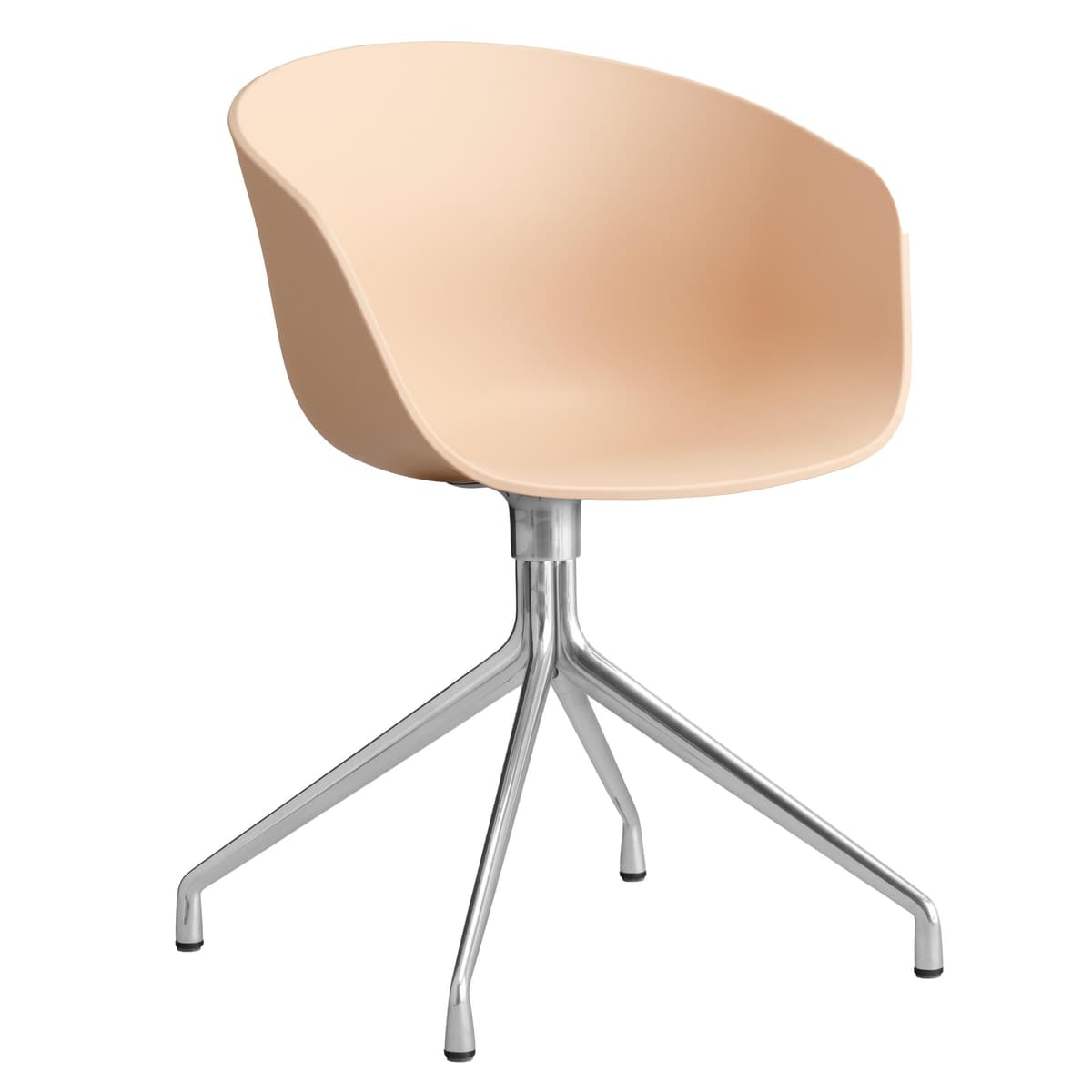 Hay AAC20 Stoel Aluminium Onderstel Pale Peach