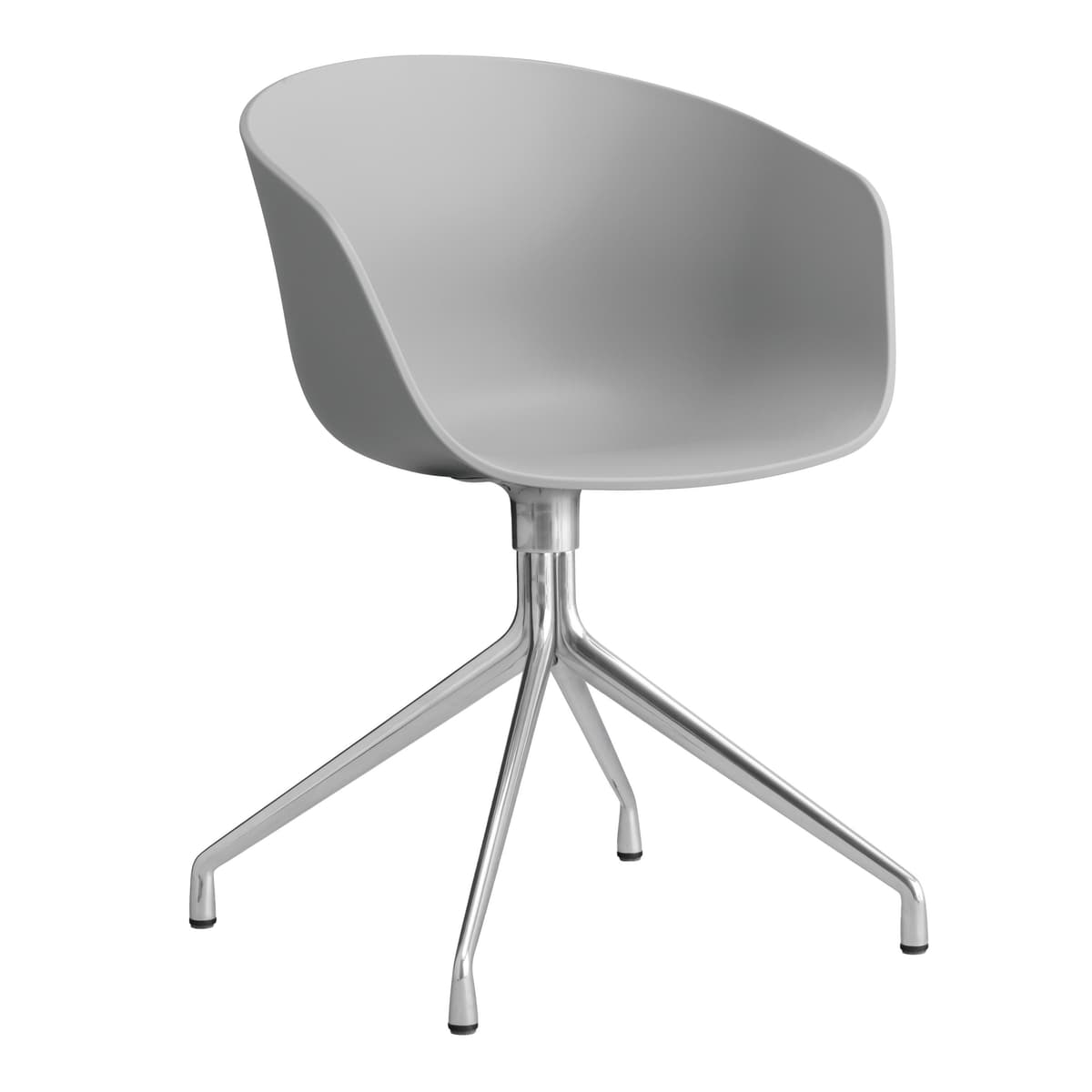 Hay AAC20 Stoel Aluminium Onderstel Concrete Grey