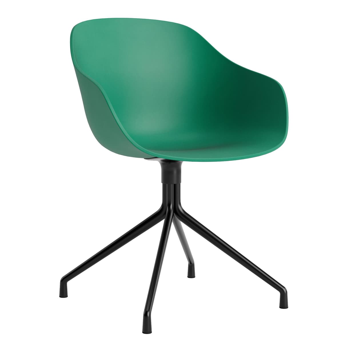 Hay AAC220 Stoel Zwart Onderstel Teal Green