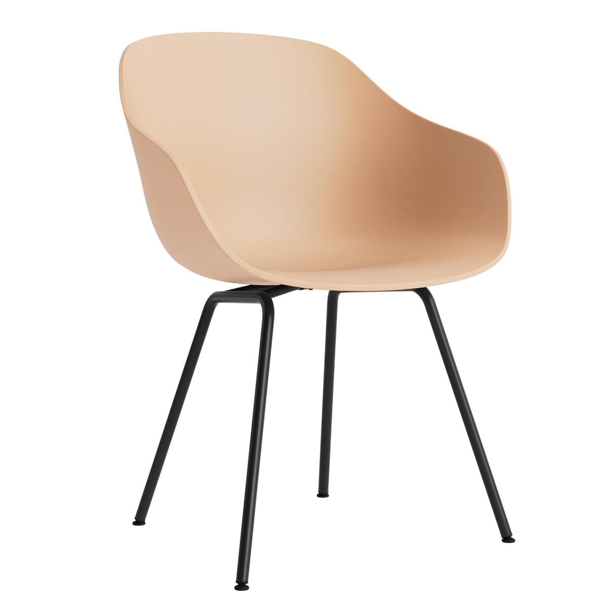 Hay AAC226 Stoel Zwart Onderstel Pale Peach