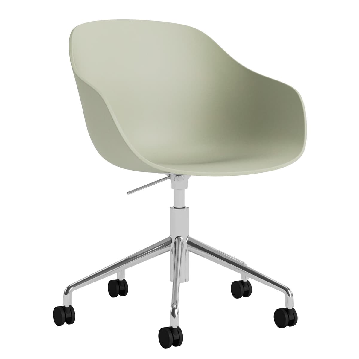 Hay AAC252 Bureaustoel Aluminium Onderstel Pastel Green