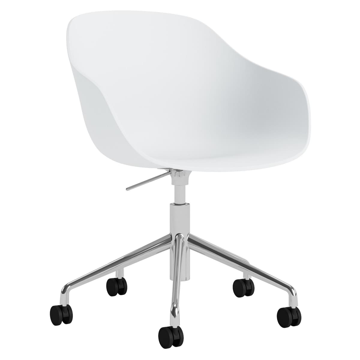 Hay AAC252 Bureaustoel Aluminium Onderstel White
