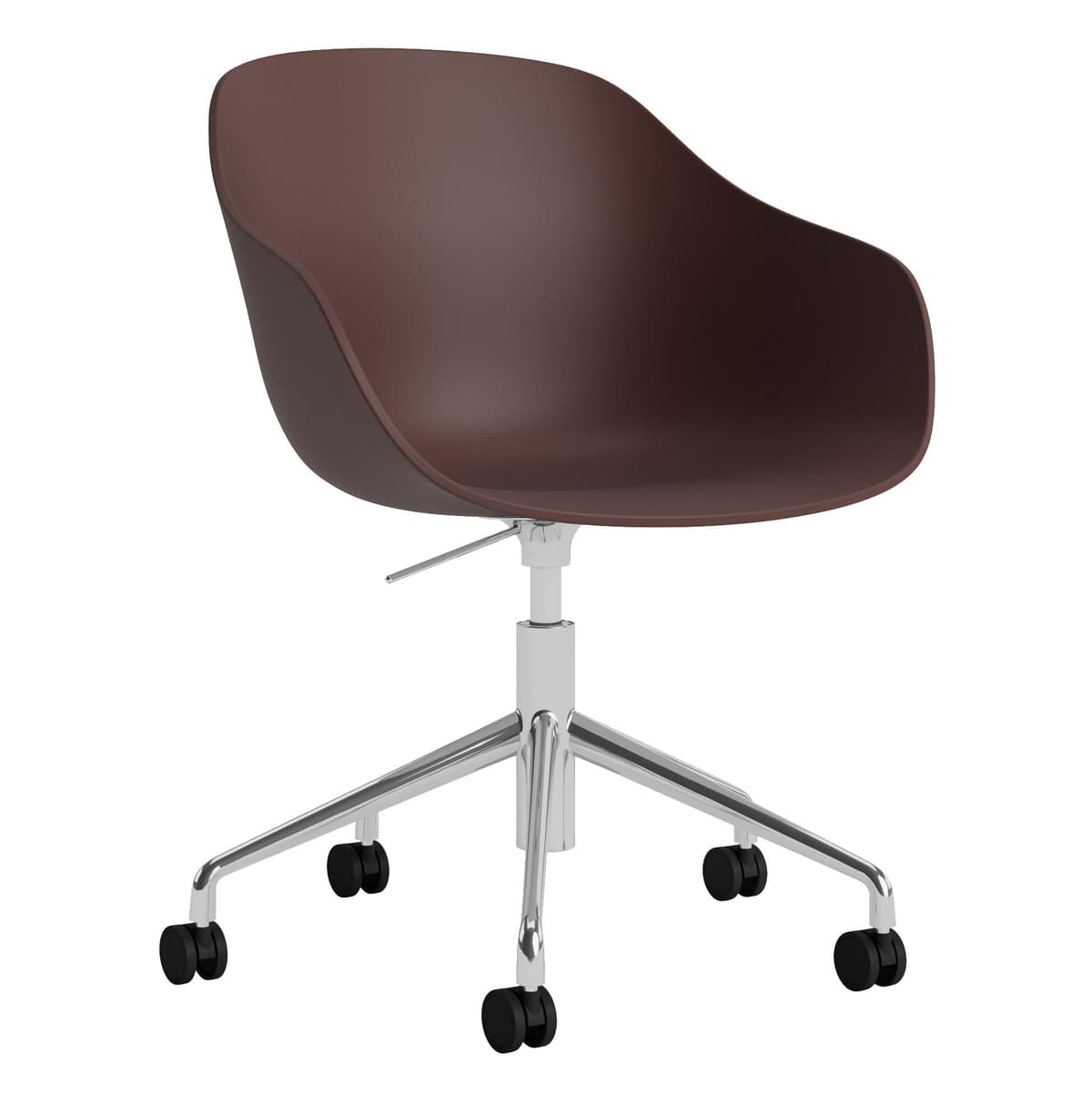 Hay AAC252 Bureaustoel Aluminium Onderstel Raisin