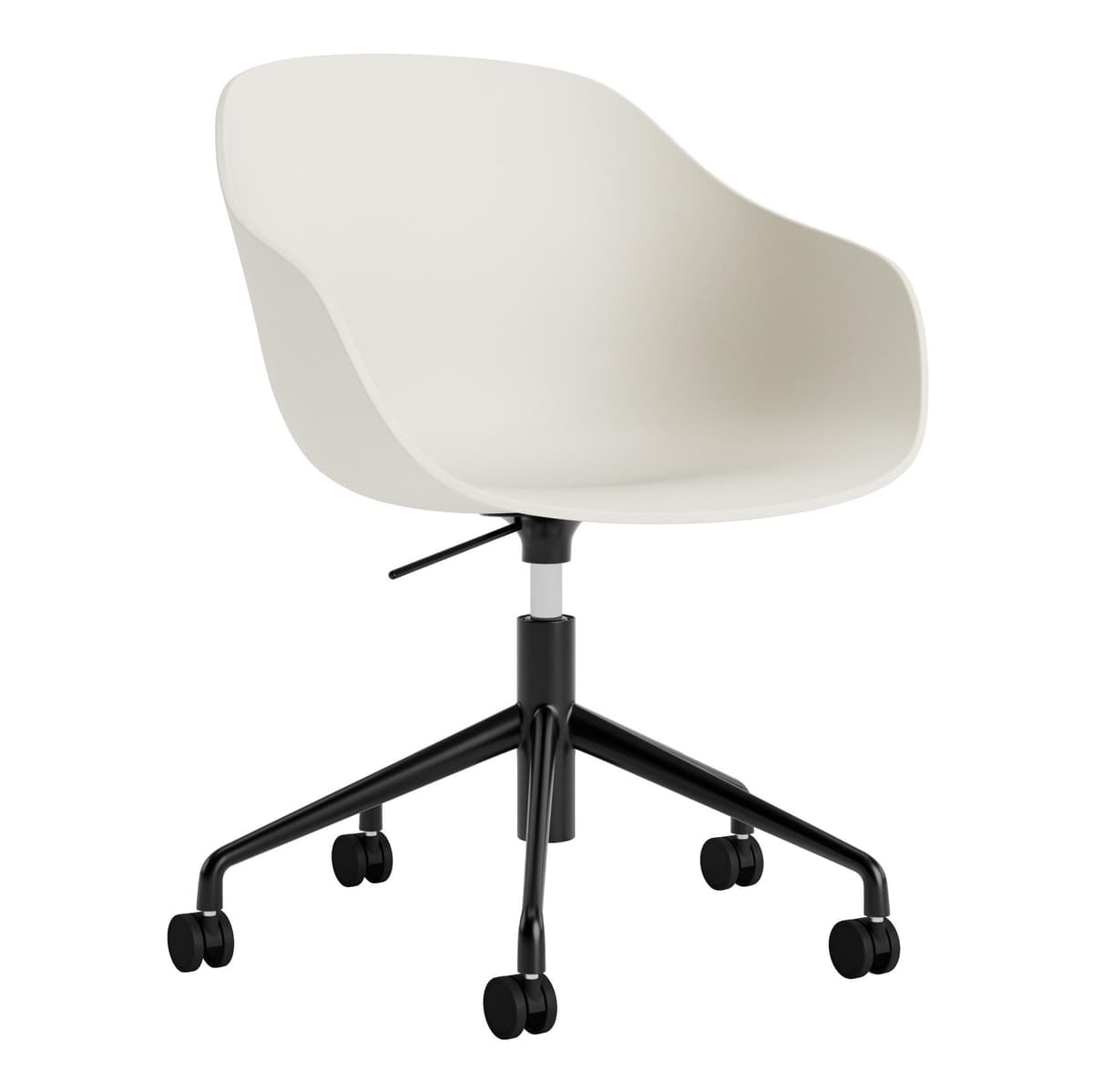 Hay AAC252 Bureaustoel Zwart Onderstel Melange Cream