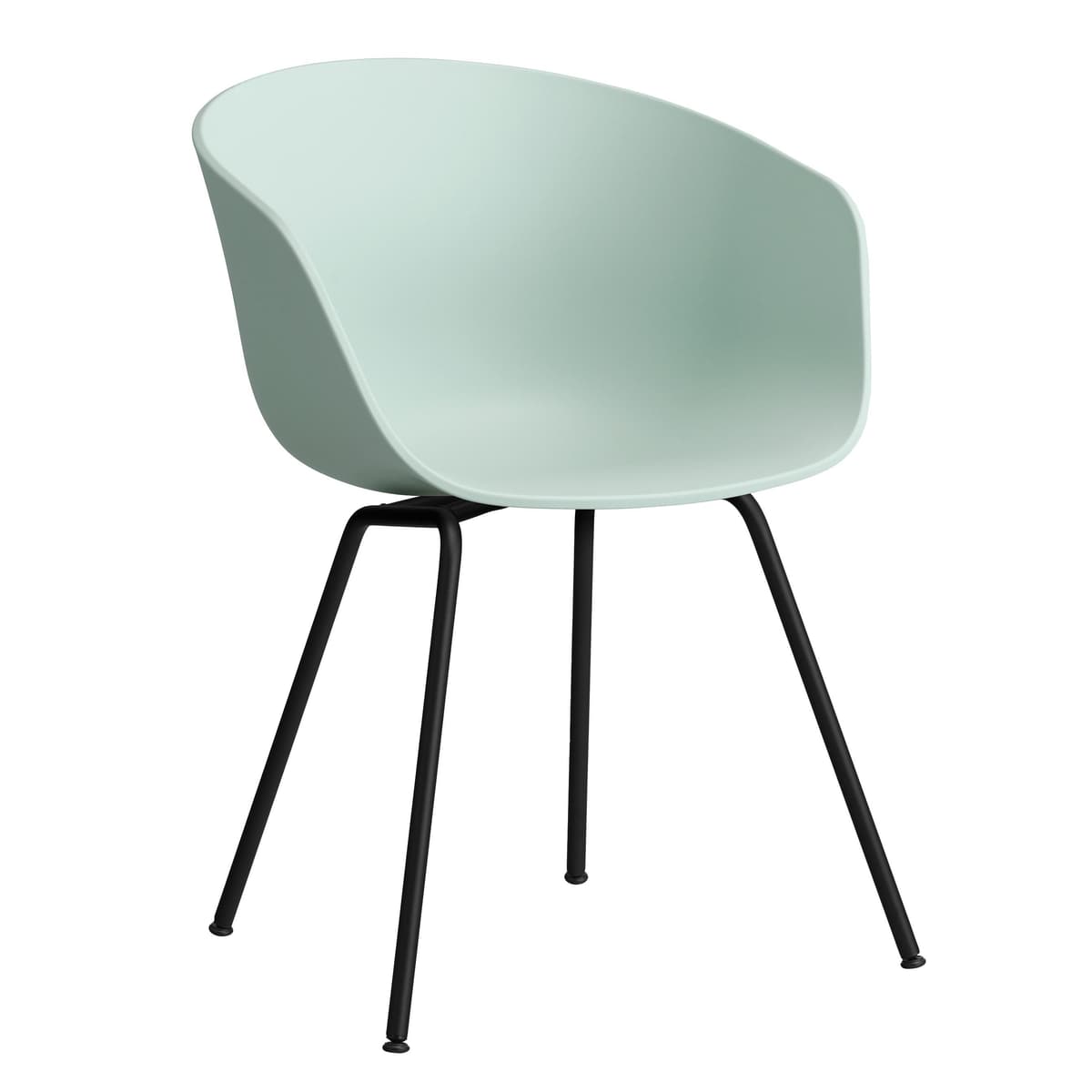 Hay AAC26 Stoel Zwart Onderstel Dusty Mint