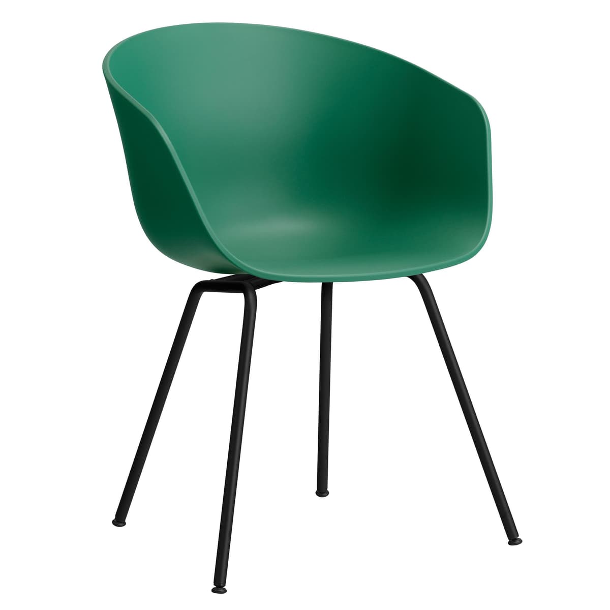 Hay AAC26 Stoel Zwart Onderstel Teal Green