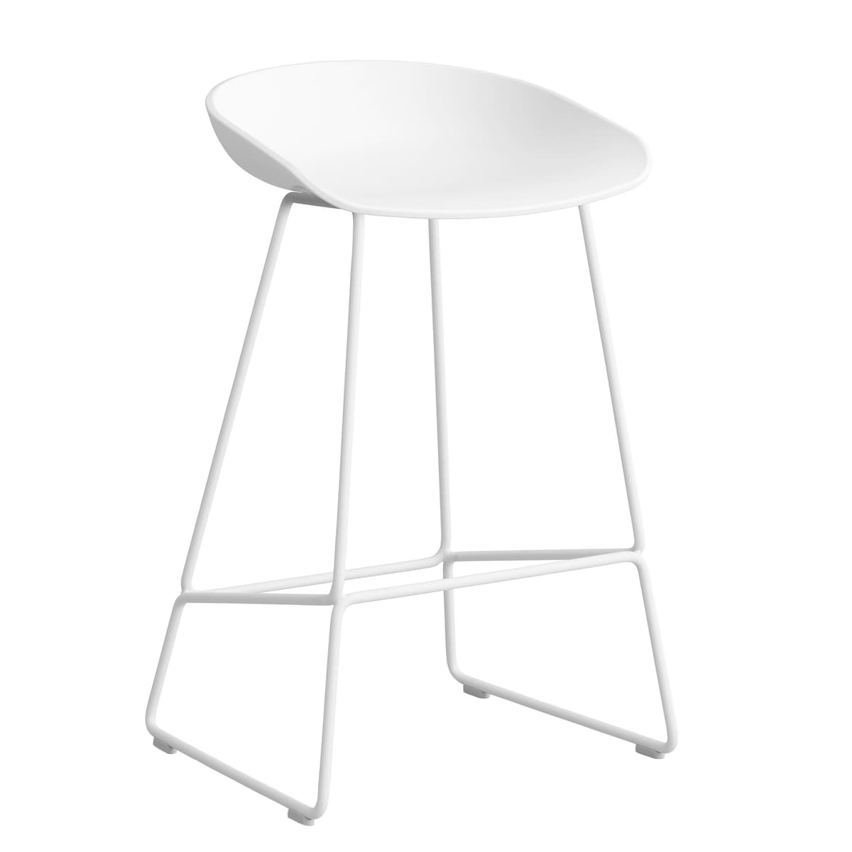 Hay AAS38 Barkruk 65cm Wit Onderstel White