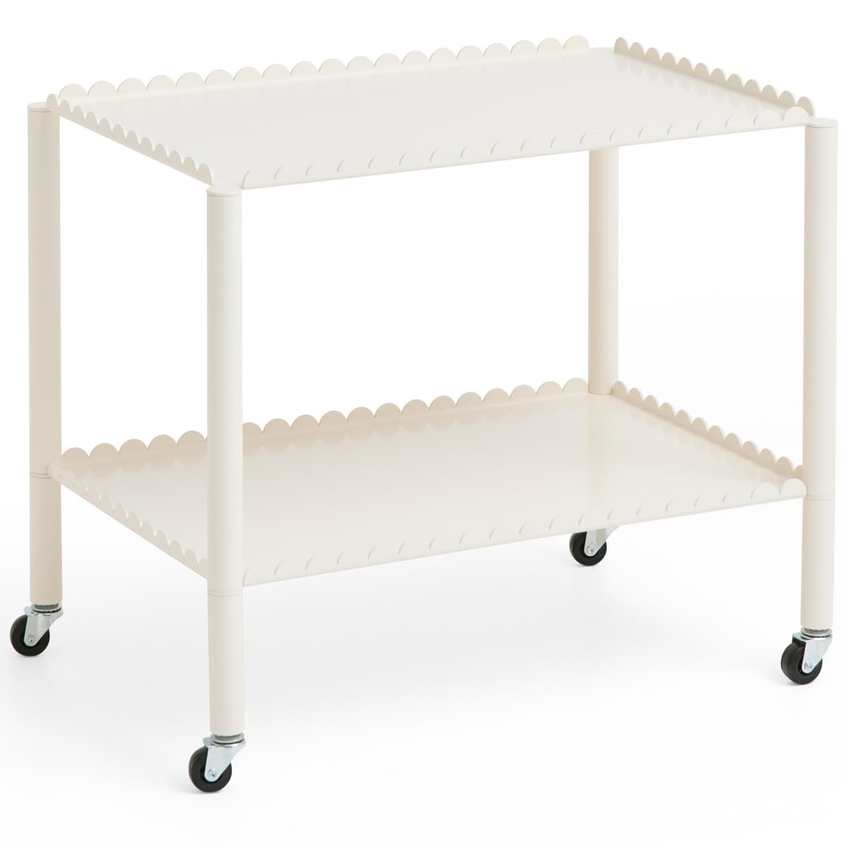 Hay Arcs Trolley Low Eggshell