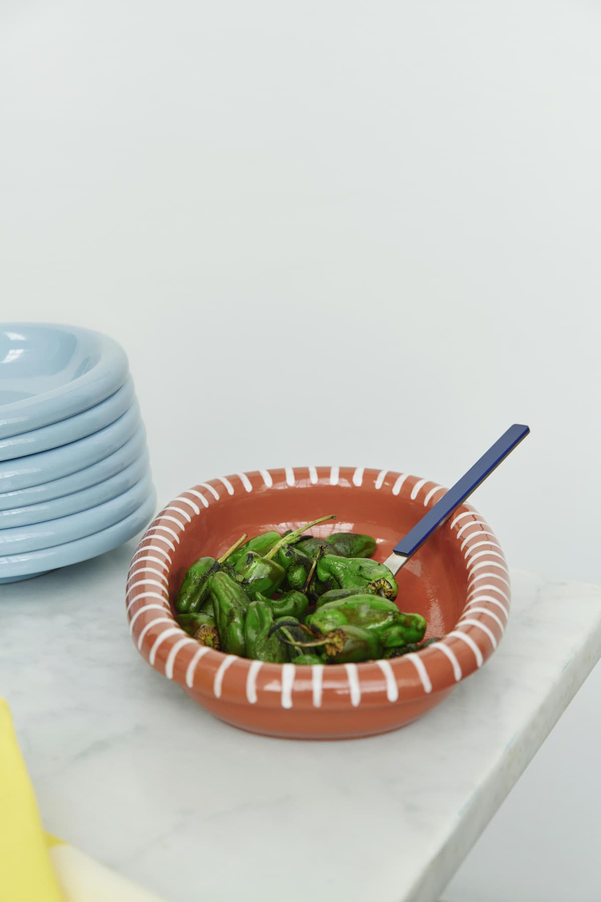 Hay Barro Serveerschaal Large Natural With Stripes thumbnail 2