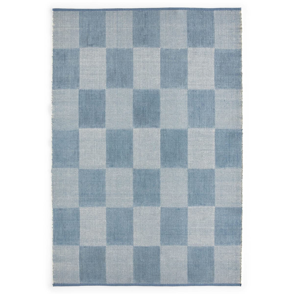 Hay Check Vloerkleed 140x200 S Lichtblauw