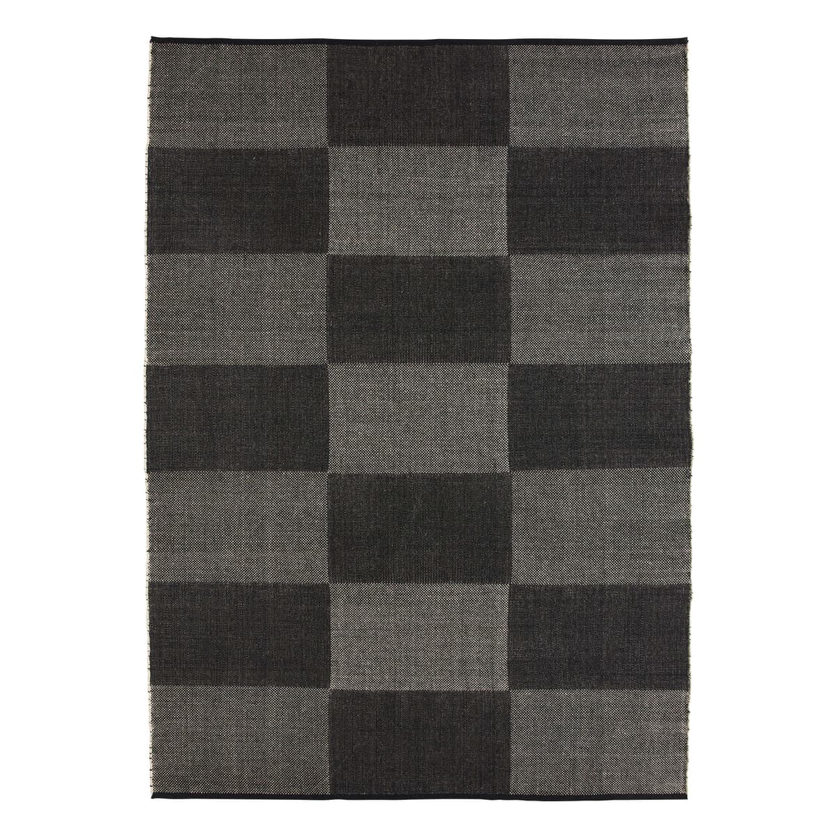 Hay Check Vloerkleed 170x240 L Zwart