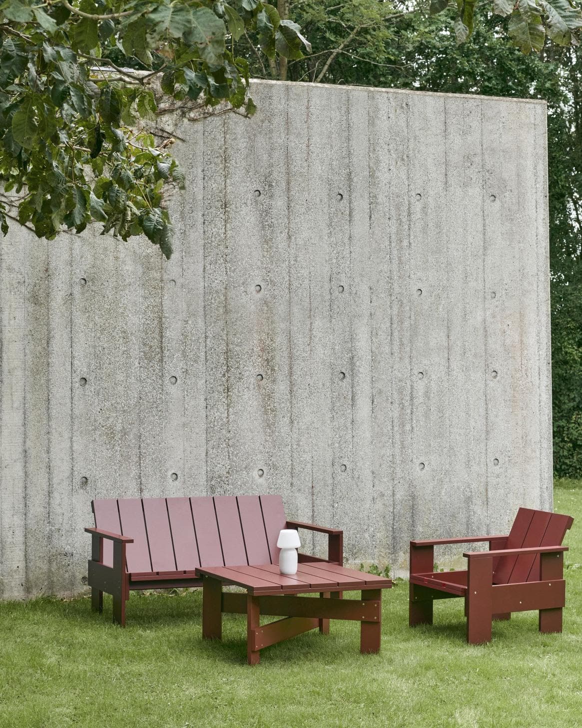 Hay Crate Low Salontafel 75,5x75,5 London Fog thumbnail 2