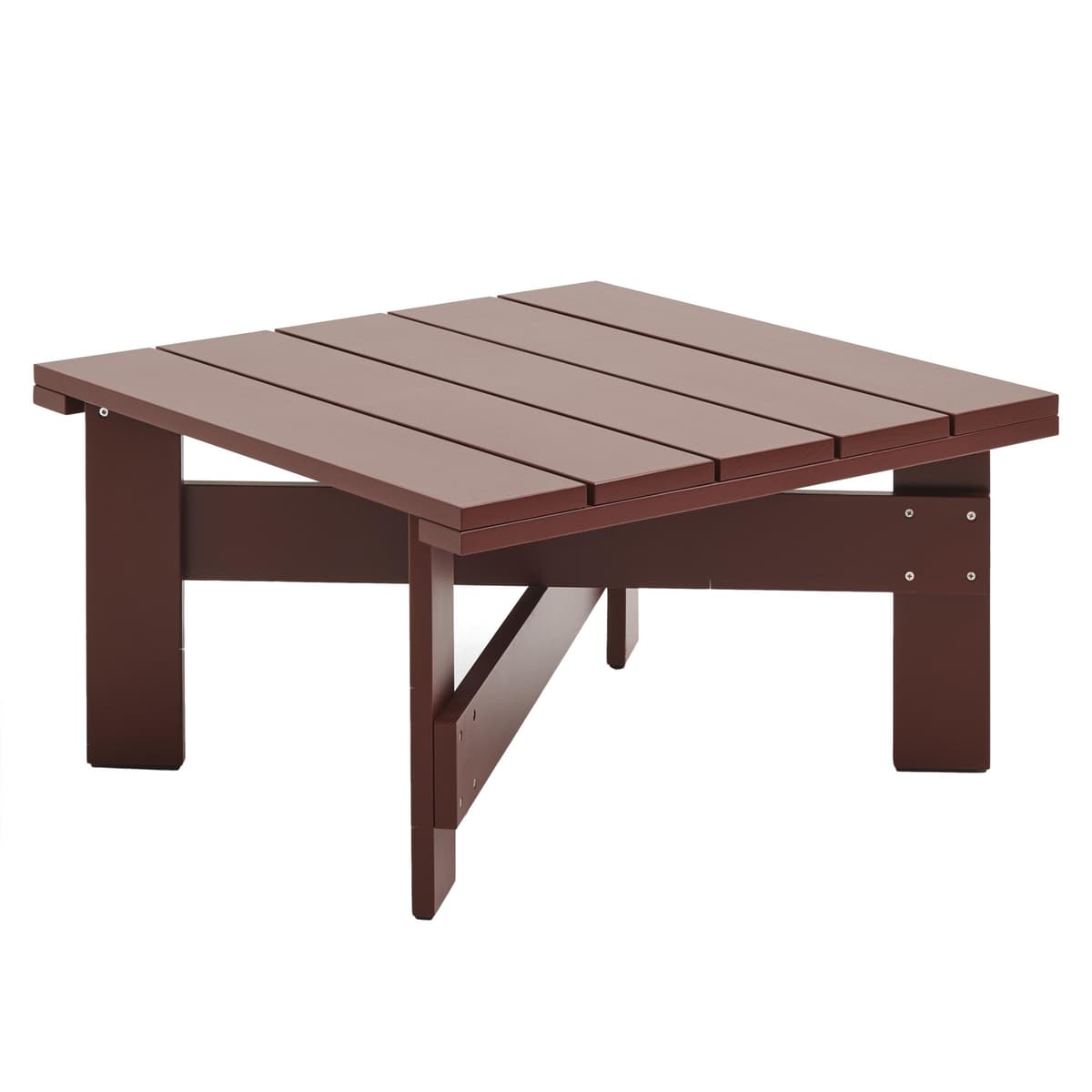 Hay Crate Low Salontafel 75,5x75,5 Iron Red