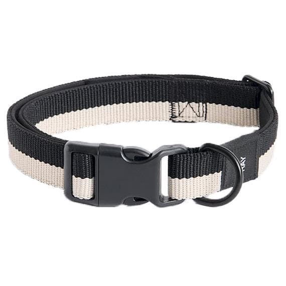 Hay Dogs Halsband M/L Black/White