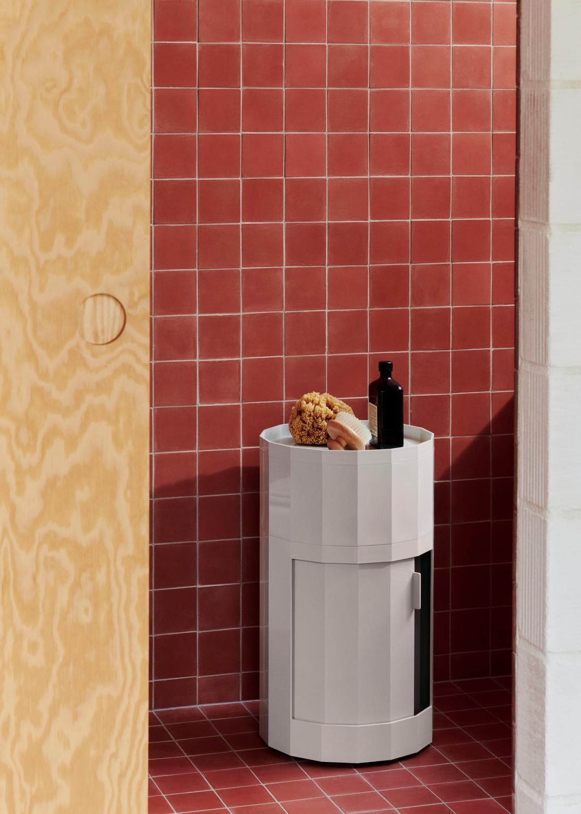 Hay Facet NachtkastjeØ38 Hoog Eggshell thumbnail 3