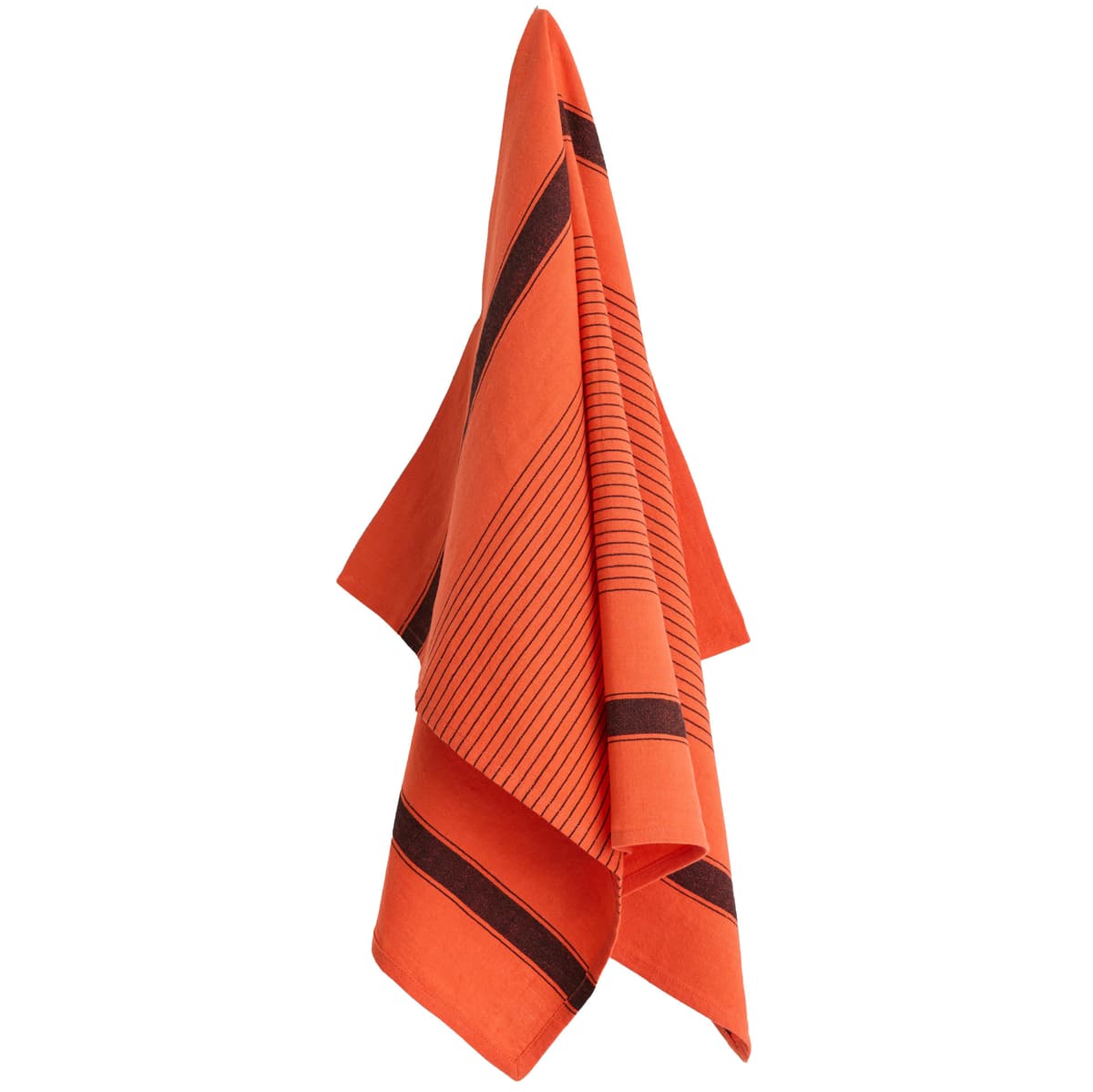 Hay Linear Theedoek Warm Red