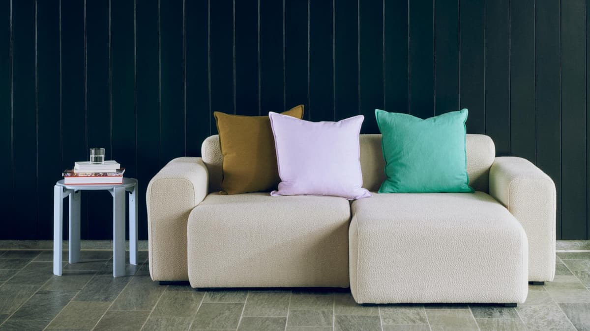 Hay Linnen Kussen 50x50 Iron Red thumbnail 2