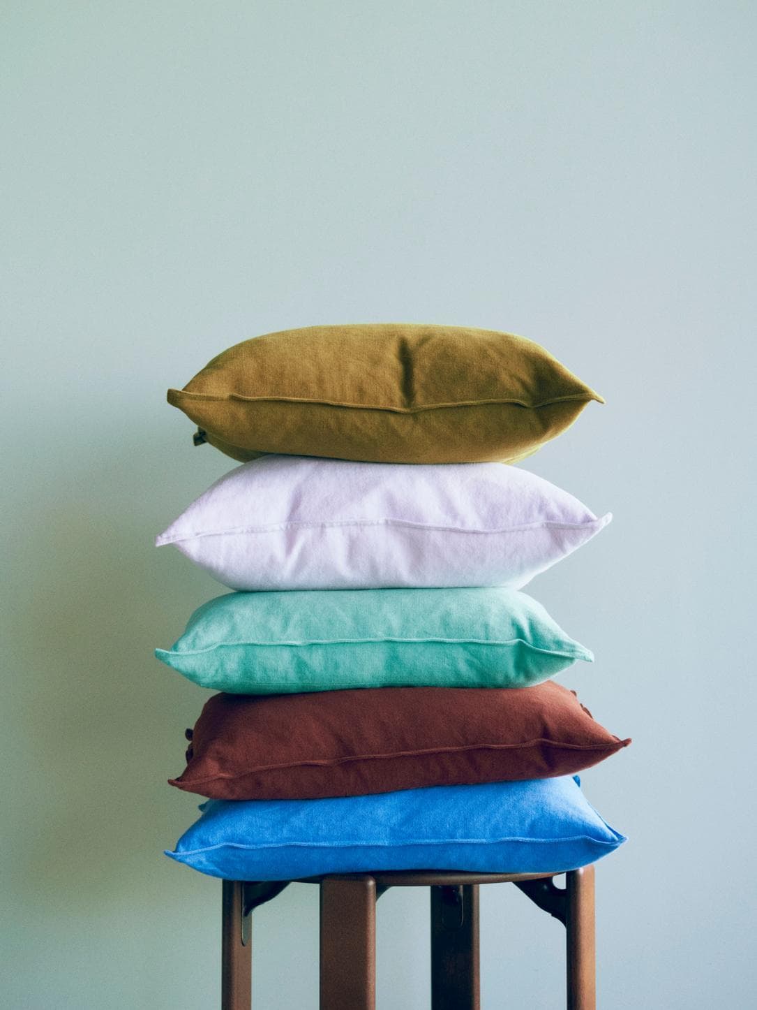 Hay Linnen Kussen 50x50 Iron Red thumbnail 3