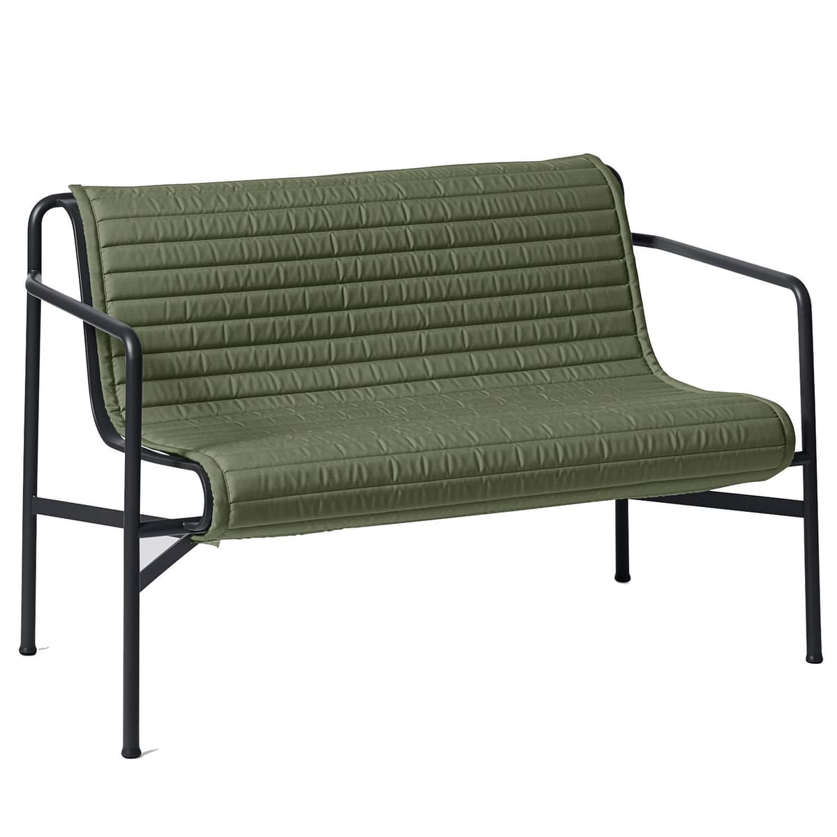 Hay Quitled Zitkussen Olive Voor Palissade Tuinbank