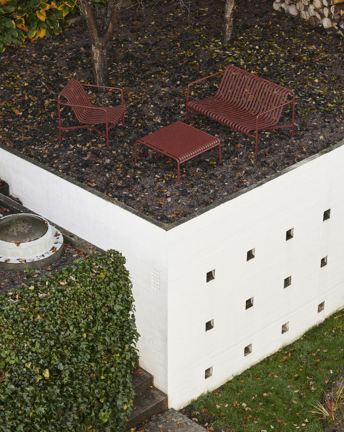 Hay Palissade Low Salontafel 81x86 Olive thumbnail 3