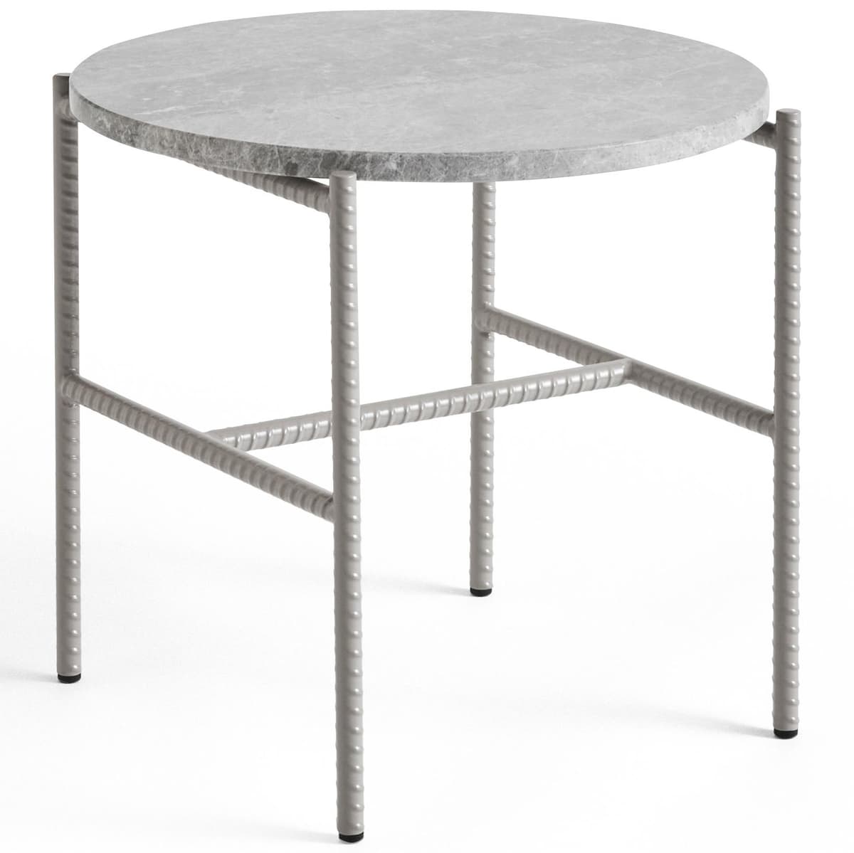 Hay Rebar Marble Bijzettafel 45 Grijs