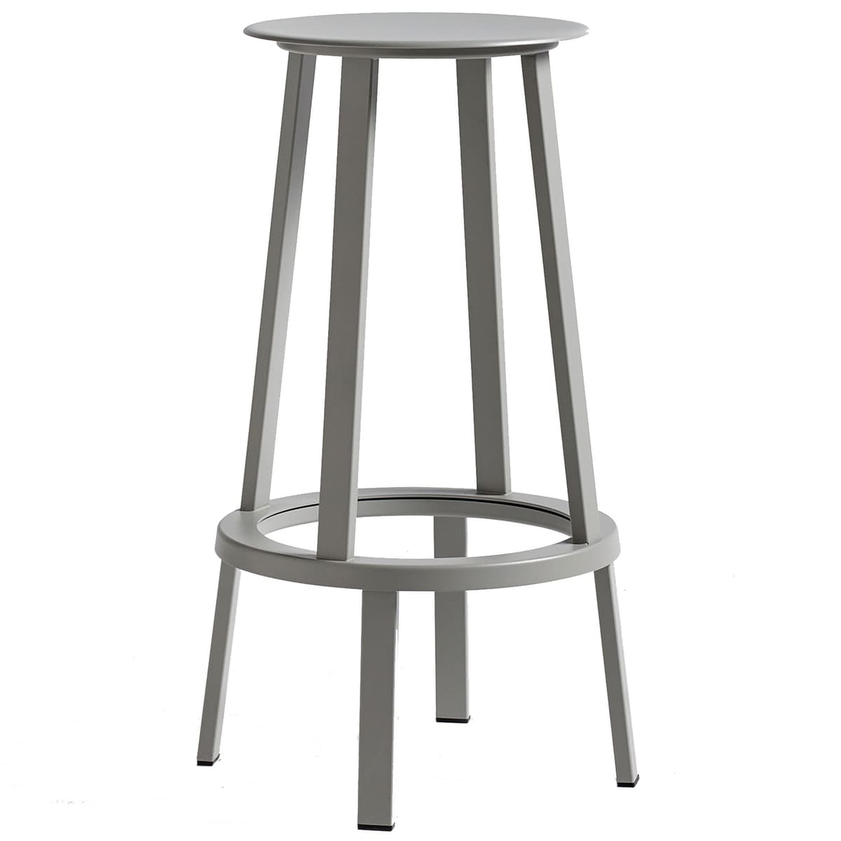 Hay Revolver Draaibare Barkruk Large Grijs