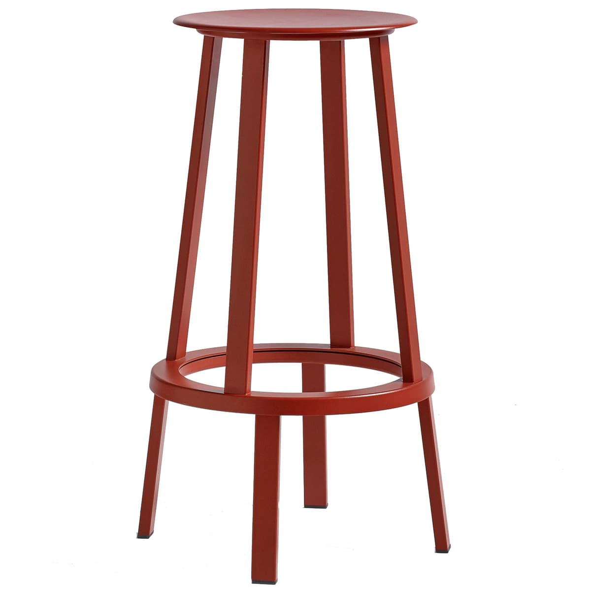 Hay Revolver Draaibare Barkruk Large Rood