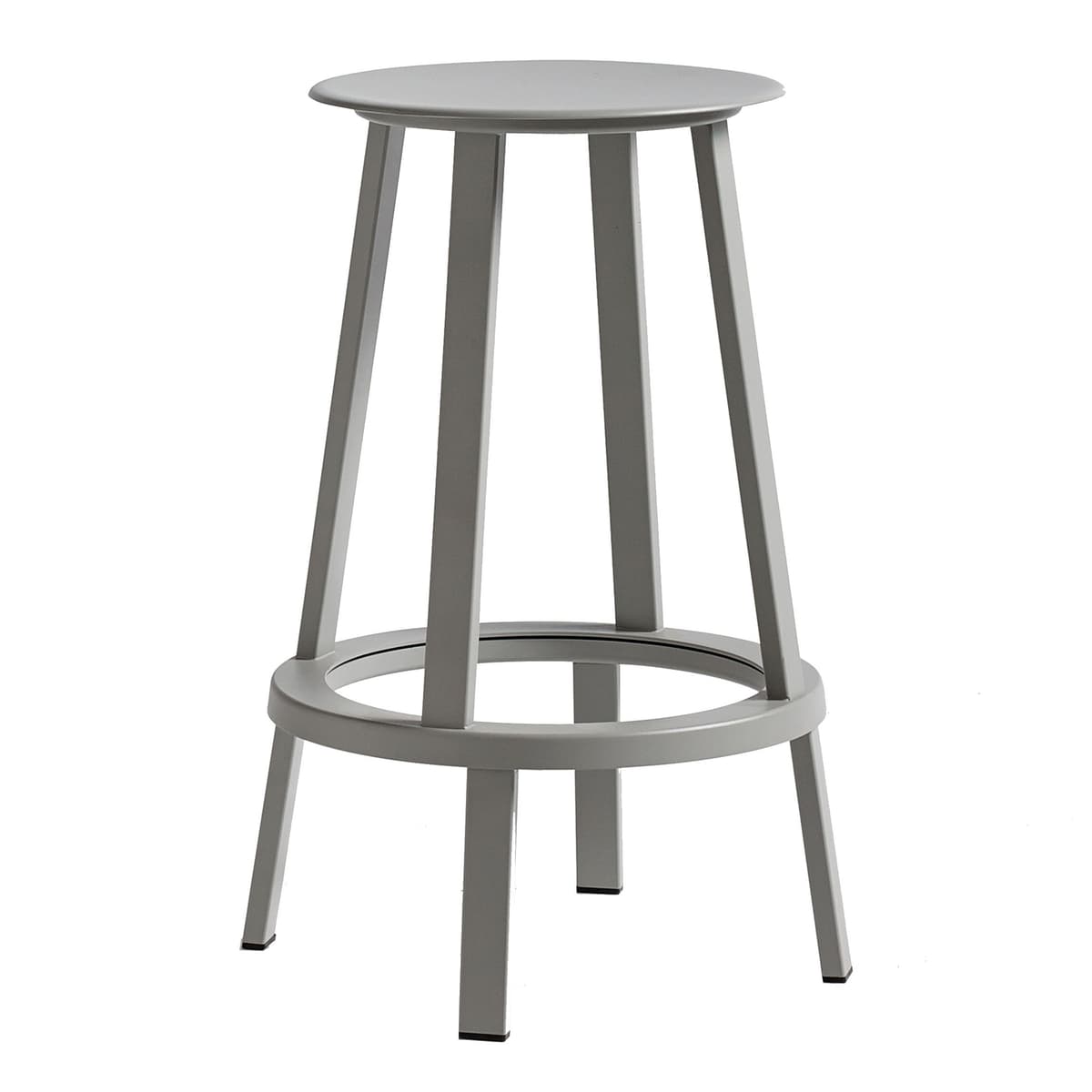 Hay Revolver Draaibare Barkruk Small Grijs