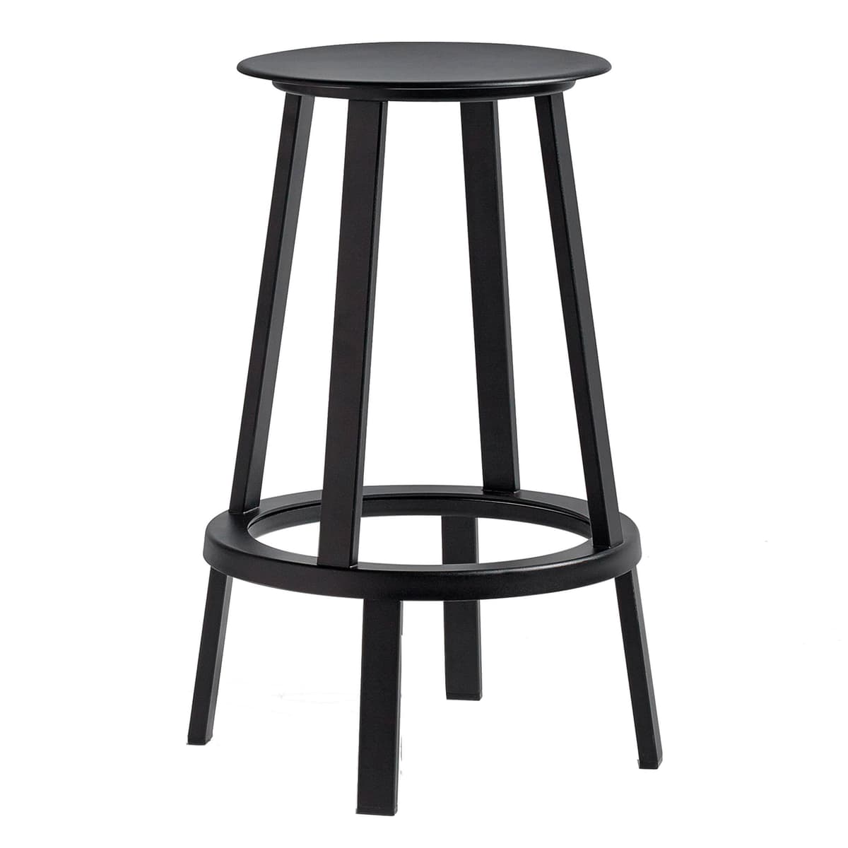 Hay Revolver Draaibare Barkruk Small Zwart